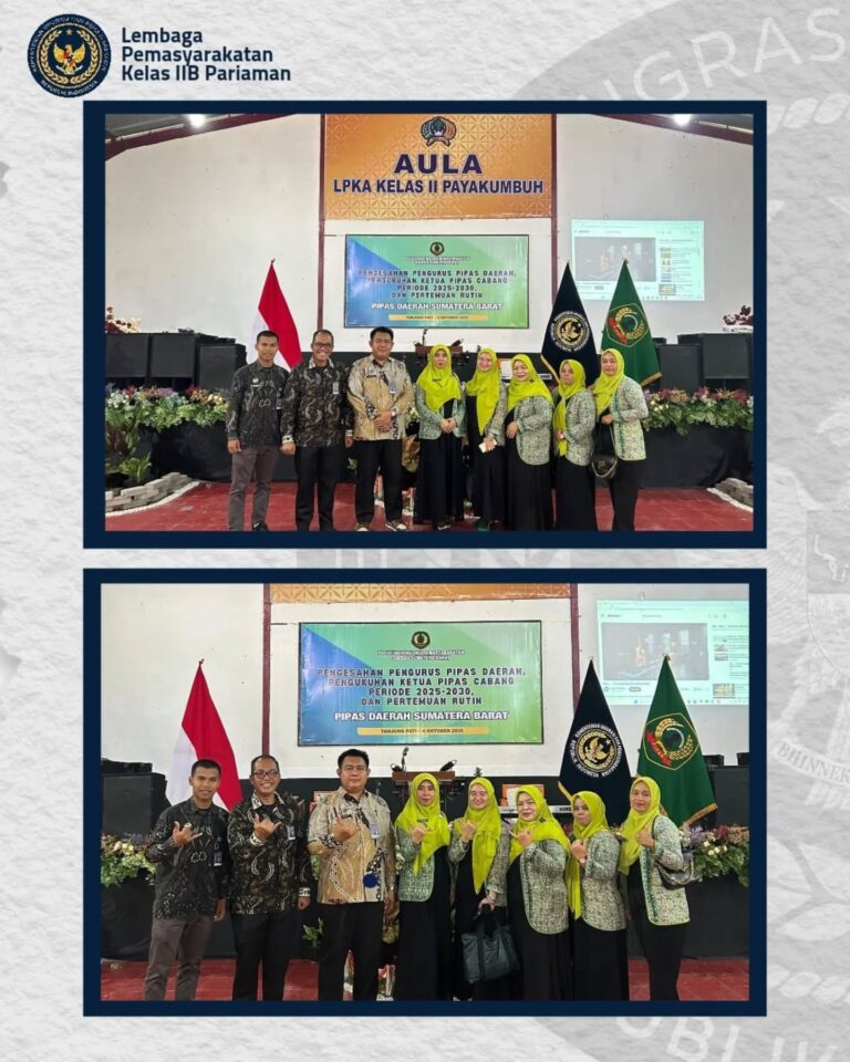 Lapas Pariaman Hadiri Pertemuan PIPAS se-Sumatera Barat di LPKA Payakumbuh 5