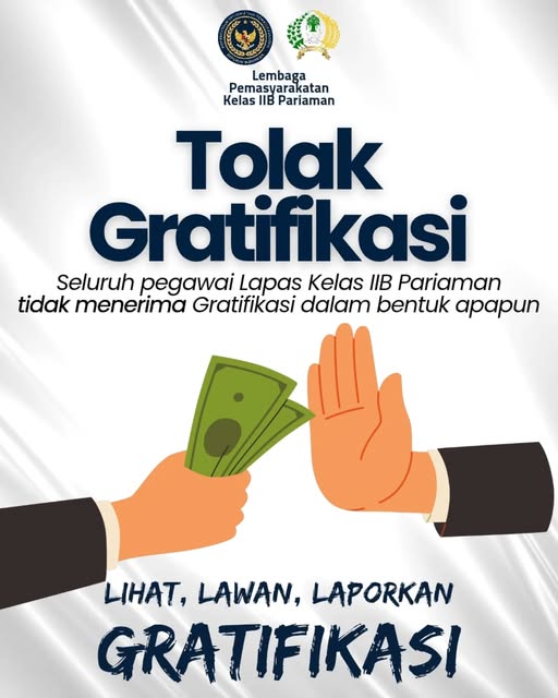 TOLAK GRATIFIKASI!